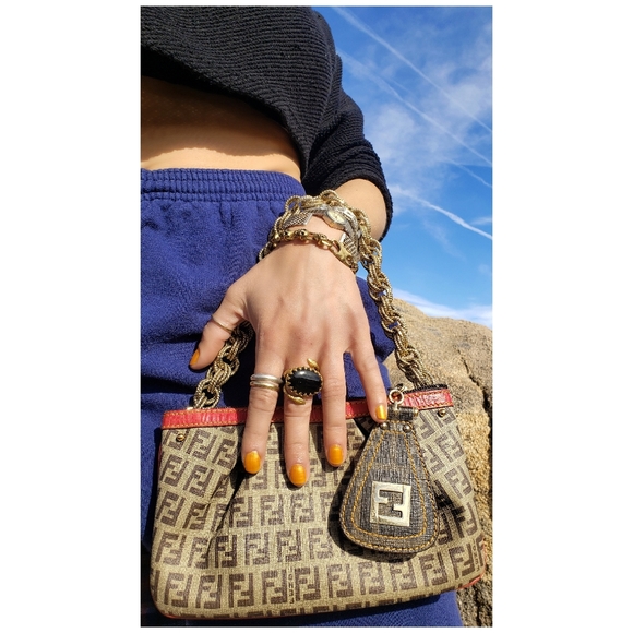 Fendi Handbags - mini FENDI 👛 KAMELEON🦎KUSTOM